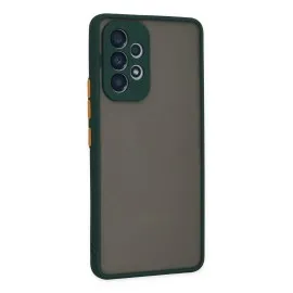 Newface Samsung Galaxy A33 5G Kılıf Montreal Silikon Kapak - Yeşil
