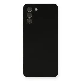 Newface Samsung Galaxy S21 Plus Kılıf Nano Içi Kadife  Silikon - Siyah