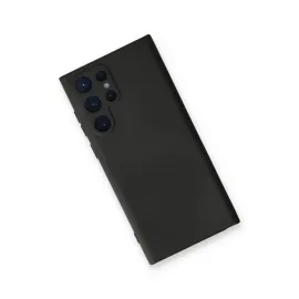 Newface Samsung Galaxy S23 Ultra Kılıf Nano Içi Kadife Silikon - Siyah