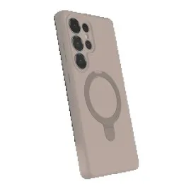 Newface Samsung Galaxy S25 Ultra Regal Magsafe Standlı Kapak - Çöl Titanyum