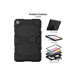 Newface Samsung Galaxy T510 Tab A 10.1 Kılıf Griffin Tablet Kapak - Siyah