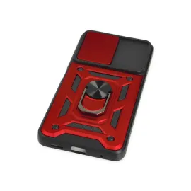 Newface Xiaomi Poco X3 Gt Kılıf Pars Lens Yüzüklü Silikon - Kırmızı