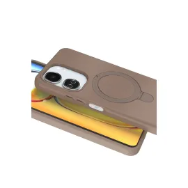 Newface Xiaomi Redmi 13C Regal Magsafe Standlı Kapak - Çöl Titanyum