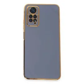 Newface Xiaomi Redmi Note 12 Pro 4G Kılıf Volet Silikon - Mavi