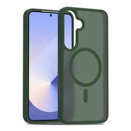 Joko Samsung Galaxy S25 Jota Magsafe Kapak - Koyu Yeşil