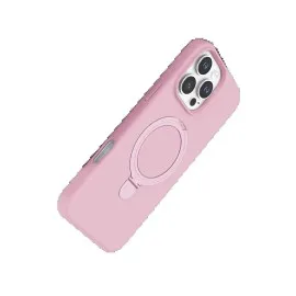 Newface Apple iPhone 16 Pro Max Regal Magsafe Standlı Kapak - Açık Pembe