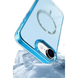 Newface Apple Iphone 16E Live Diamond Magsafe Kapak - Sarı