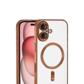 Newface Apple Iphone 17 Kross Magneticsafe Kapak - Turuncu