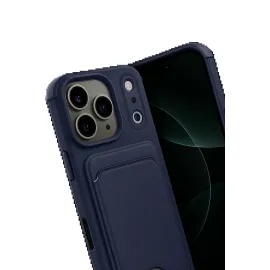 Newface Apple Iphone 17 Pro Kelvin Kartvizitli Silikon - Lacivert