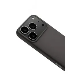 Newface Apple Iphone 17 Pro Max Nano Içi Kadife Silikon - Gri