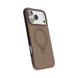 Newface Apple Iphone 17 Pro Max Regal Magsafe Standlı Kapak - Çöl Titanyum