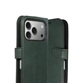 Newface Apple Iphone 17 Pro Trend S Plus Kapaklı Kılıf - Yeşil