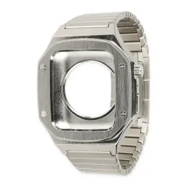 Newface Apple Watch 45mm KR409 Metal Kordon - Gümüş