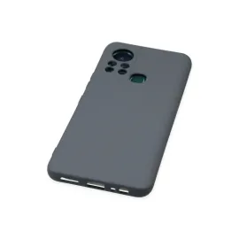 Newface İnfinix Hot 11S Kılıf Nano Içi Kadife Silikon - Gri