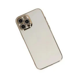 Newface Iphone 12 Pro Max Kılıf Volet Silikon - Beyaz