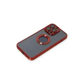Newface Iphone 14 Pro Max Kılıf Slot Silikon - Kırmızı