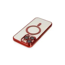 Newface Iphone 15 Pro Kılıf Kross Magneticsafe Kapak - Kırmızı