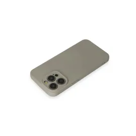 Newface Iphone 15 Pro Max Kılıf Nano Içi Kadife Silikon - Beyaz Titanyum