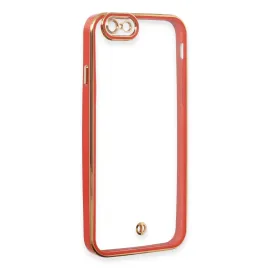 Newface Iphone 6 Kılıf Liva Lens Silikon - Kırmızı
