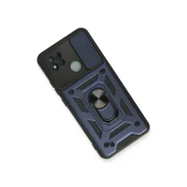 Newface Realme C11 2021 Kılıf Pars Lens Yüzüklü Silikon - Lacivert