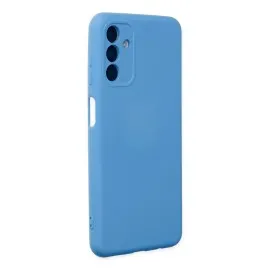 Newface Samsung Galaxy A04S Kılıf Nano Içi Kadife Silikon - Mavi