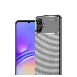 Newface Samsung Galaxy A06 Kılıf Auto Focus Karbon Kapak - Gri