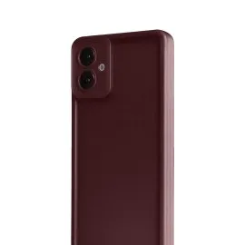 Newface Samsung Galaxy A07 Viera Silikon - Bordo
