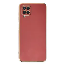 Newface Samsung Galaxy A12 Kılıf Volet Silikon - Kırmızı