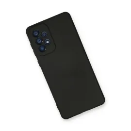 Newface Samsung Galaxy A53 5G Kılıf Nano Içi Kadife Silikon - Siyah