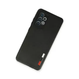 Newface Samsung Galaxy A72 Kılıf Loop Deri Silikon - Siyah