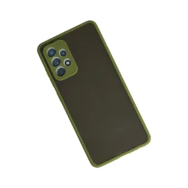 Newface Samsung Galaxy A72 Kılıf Montreal Silikon Kapak - Yeşil