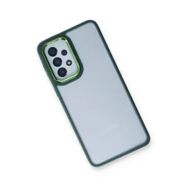 Newface Samsung Galaxy A73 5G Kılıf Dora Kapak - Haki Yeşil