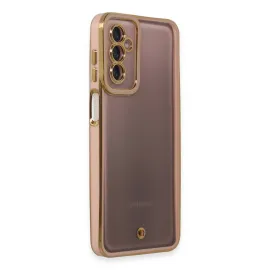 Newface Samsung Galaxy M23 Kılıf Liva Lens Silikon - Pudra