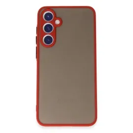 Newface Samsung Galaxy S23 Kılıf Montreal Silikon Kapak - Kırmızı
