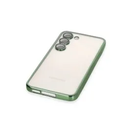 Newface Samsung Galaxy S23 Plus Kılıf Razer Lensli Silikon - Yeşil