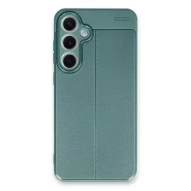 Newface Samsung Galaxy S24 Fe Kılıf Auto Focus Kapak - Koyu Yeşil