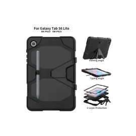 Newface Samsung Galaxy T500 Tab A7 10.4 Kılıf Griffin Tablet Kapak - Siyah