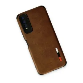 Newface Vivo Y11S Kılıf Loop Deri Silikon - Kahverengi