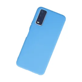 Newface Vivo Y11S Kılıf Nano Içi Kadife Silikon - Mavi