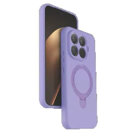 Newface Xiaomi Mi 15T Pro Regal Magsafe Standlı Kapak - Lila