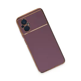 Newface Xiaomi Poco M5 Kılıf Volet Silikon - Mor