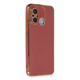 Newface Xiaomi Redmi 12C Kılıf Volet Silikon - Kırmızı
