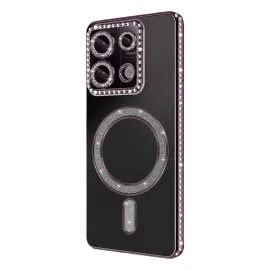 Newface Xiaomi Redmi Note 13 Pro 4G Joke Simli Magneticsafe Kılıf - Pembe