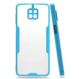 Newface Xiaomi Redmi Note 9S Kılıf Platin Silikon - Mavi