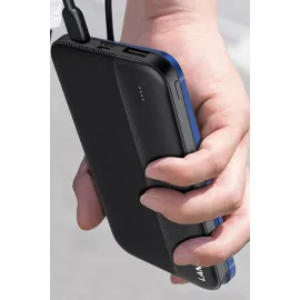 Lanex LP01 10.000 mAh 22.5W PD Hızlı Şarj Powerbank - Siyah