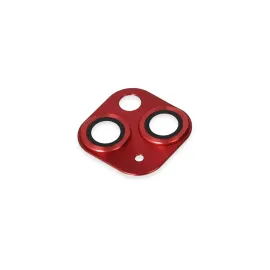 Newface Iphone 13 Pers Alüminyum Kamera Lens - Kırmızı