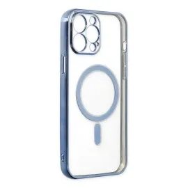 Newface Iphone 14 Pro Kılıf Magneticsafe Lazer Silikon - Sierra Blue