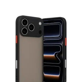 Newface Iphone 17 Pro Max Kılıf Montreal Silikon Kapak - Siyah