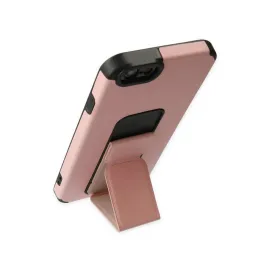 Newface Iphone 6 Kılıf Mega Standlı Silikon - Pudra