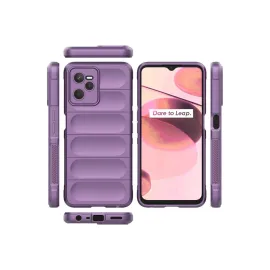 Newface Realme C35 Kılıf Optimum Silikon - Mor